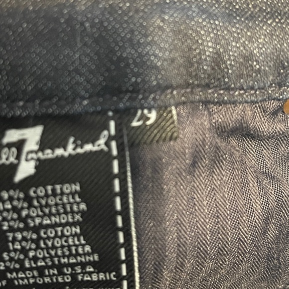 7 For All Mankind A Pocket Flare Leg Jeans - Picture 8 of 8